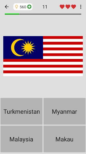 Bendera semua negara di dunia - Kuiz geografi screenshot 1