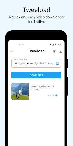 Video Downloader for Twitter screenshot 1