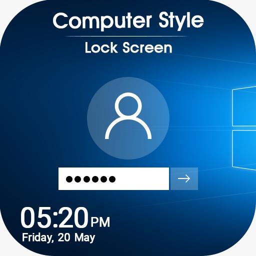 Computer Style Lock Screen Pro 2020 आइकन