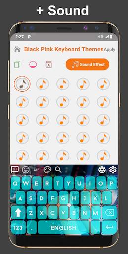 Black Pink Keyboard Theme screenshot 6