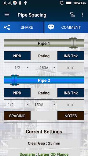 Piping Calculators Free screenshot 4