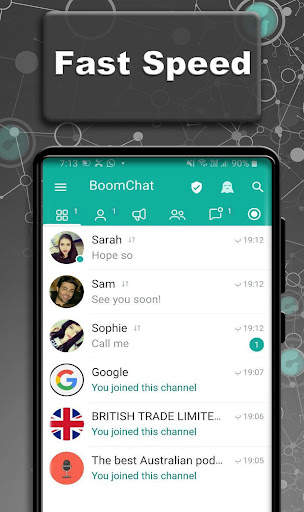 BoomChat Messenger(Telegram API   Proxy) screenshot 1