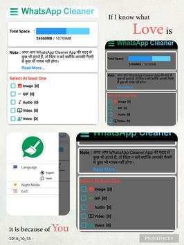 Cleaner for whatsapp pro screenshot 1