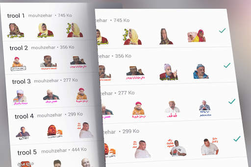 Maroc stickers WhatsApp screenshot 1