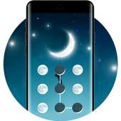 Moon APP Lock Theme Crescent Pin Lock Screen 1.0.0