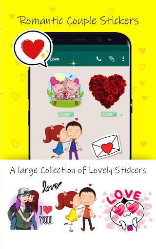 Love Stickers/Romantic Couple Stickers 2020 screenshot 1