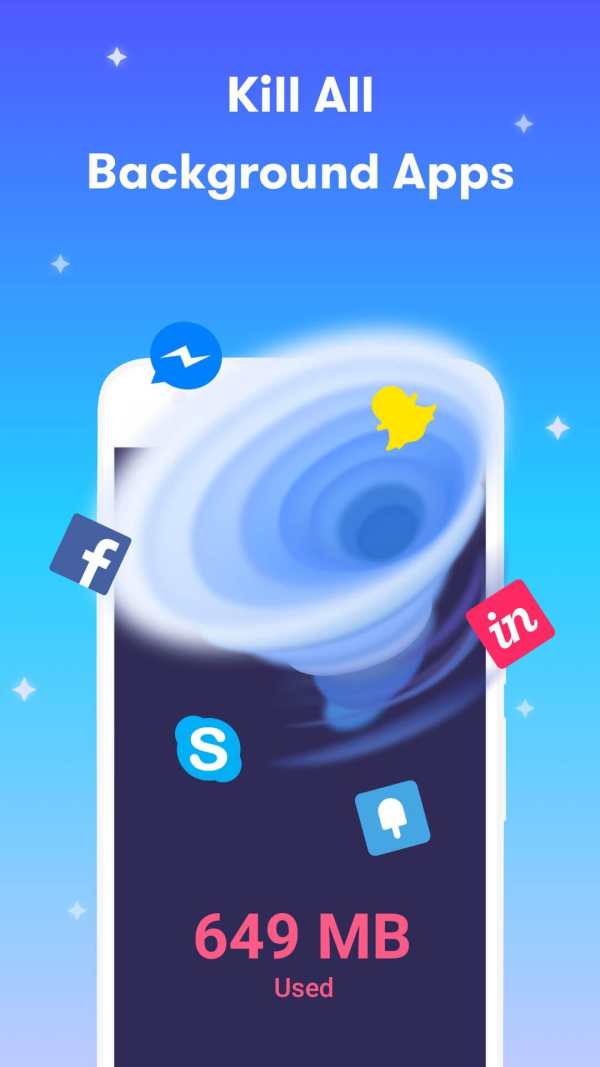 UFO Cleaner : Junk Clean + Task Killer & Booster screenshot 4