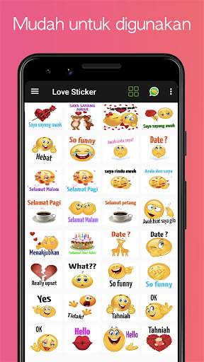 Pelekat Cinta - WAStickerApps screenshot 1