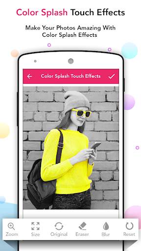 Color Splash Effect Photo Editor 1 تصوير الشاشة
