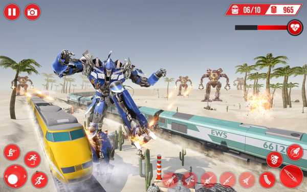 Train Robot Car Transformation screenshot 6