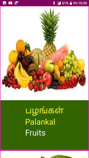 Learn Tamil Fruits and Vegetables Names screenshot 2
