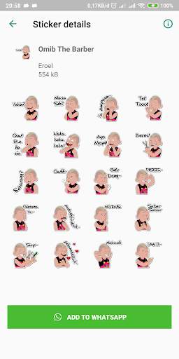Stiker Kartun Whatsapp screenshot 2