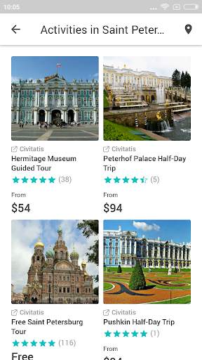 Saint Petersburg Travel Guide in English with map screenshot 4