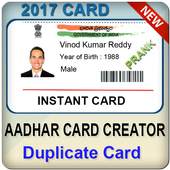 Fake Aadhar Card Maker Prank 2.0