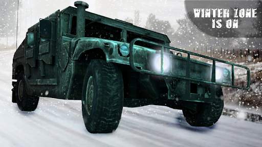 Off-road Jeep Drive-Winter screenshot 4