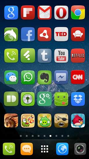GO Launcher EX UI5.0 theme screenshot 8