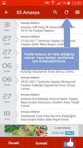 Adliye İlan Takip screenshot 3