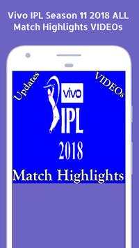 Cricket Match Highlights IPL Season 11 2018 VIDEOs screenshot 2