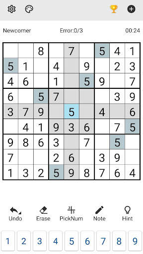 Sudoku screenshot 1