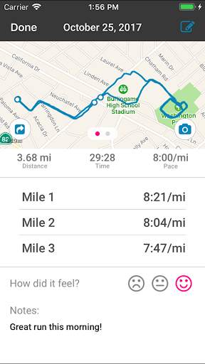 My Run Plan screenshot 2
