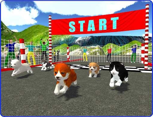 Cute Puppy Dog Racing Sim 2017 screenshot 11