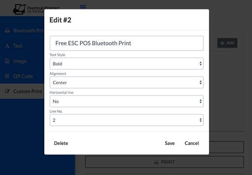 Thermal Printer - Free ESC POS Bluetooth Print скриншот 12