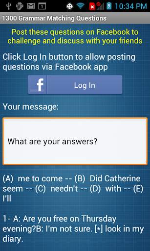 Test English Grammar II (Free) скриншот 3