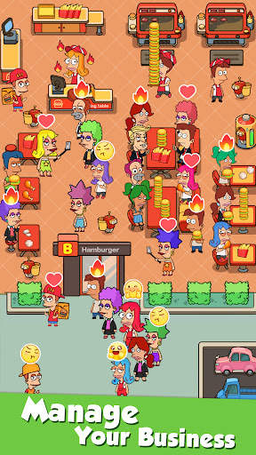 Idle Burger Tycoon-Burger shop screenshot 1