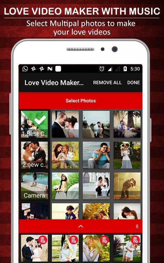 Love Video Maker with Song Pro screenshot 2