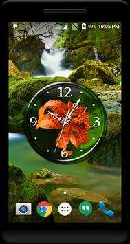 Lily Flower Clock Live WP स्क्रीनशॉट 1