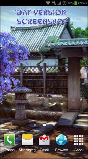 Real Zen Garden 3D: Night LWP screenshot 6