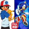 ? Wallpaper HD Pokemon and Sonic icon