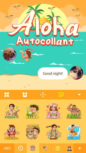 Autocollant d'été Aloha pour Snapchat screenshot 3