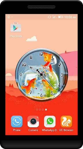 Aquarium Clock Live Wallpaper screenshot 1
