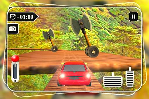 Fast Car Driving On Difficult Road screenshot 5