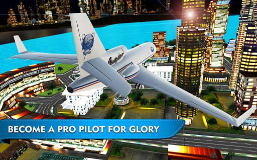 Tourist Airplane Flight Pilot Simulator 2017 3D screenshot 1