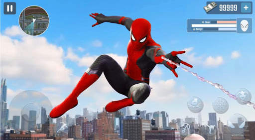 Spider Super Hero - Gangster Miami Crime City स्क्रीनशॉट 1