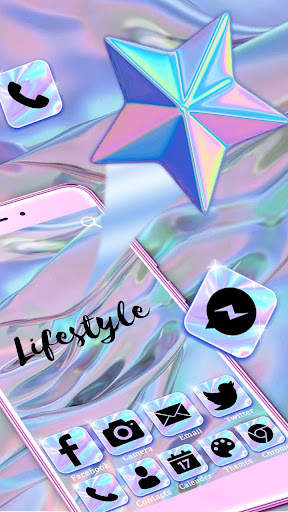 Shiny, Hologram Themes & Wallpapers screenshot 1