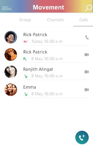 Movement Messenger screenshot 1