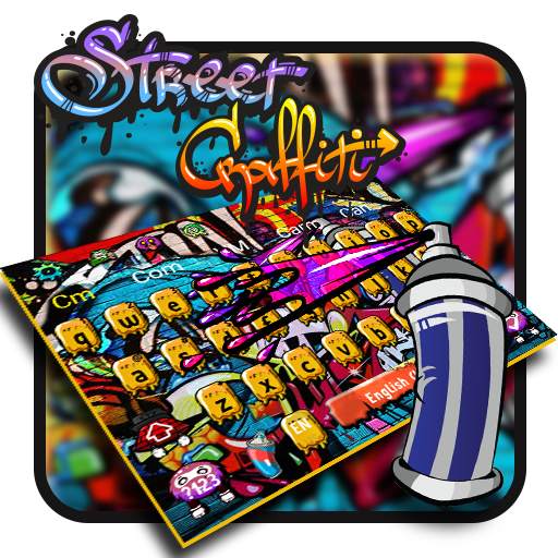 3D Street Art Graffiti Keyboard Theme 10001007