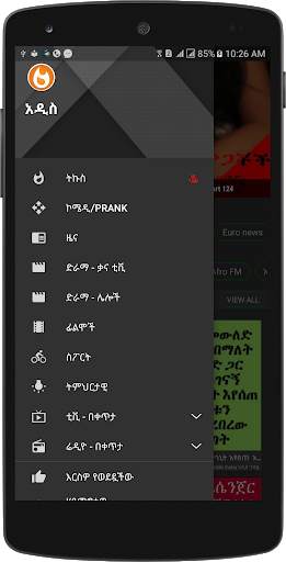 Addis Ethiopia Amharic NEWS EBC KANA TV FM RADIO screenshot 3