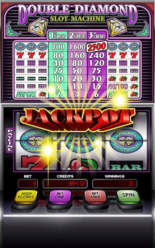 Double Diamond Slot Machine screenshot 2
