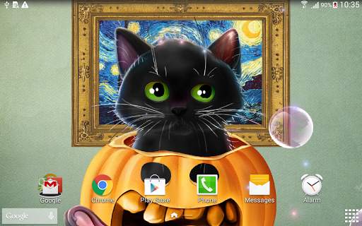Cute Halloween Live Wallpaper screenshot 6