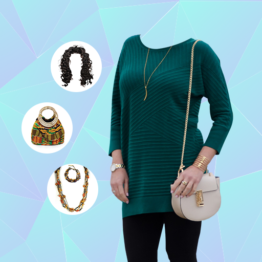 African Woman Trending Dress Photo Editor icon