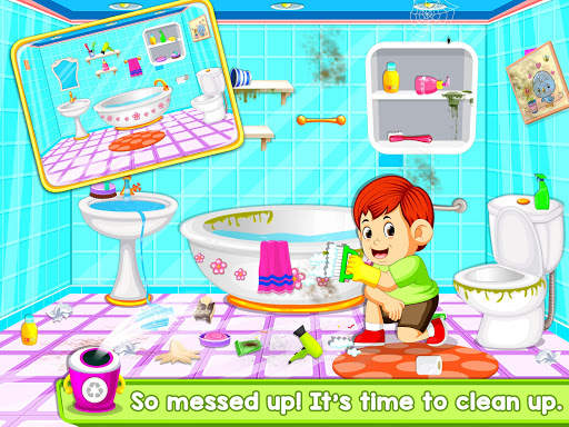 Kids Cleaning Games - My House Cleanup screenshot 2