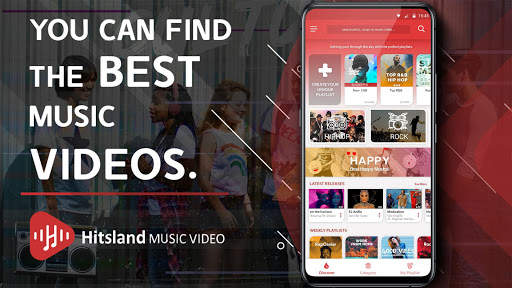 Hitsland: Where you can find official music videos screenshot 1