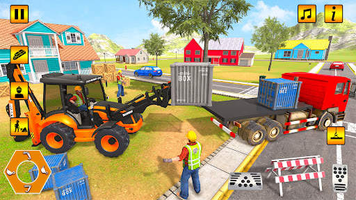 JCB Game Crane Digger Machines screenshot 4