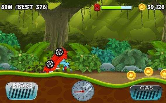 Oggy Hill Climb Real Car Racing screenshot 1