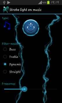 Strobe light on music screenshot 1