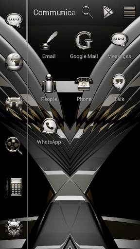 Smart Launcher theme SNOW screenshot 3